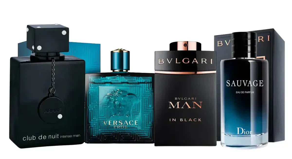Комплект от 4 парфюма | Man in Black, Sauvage, Club the Nuit, Eros 100ml