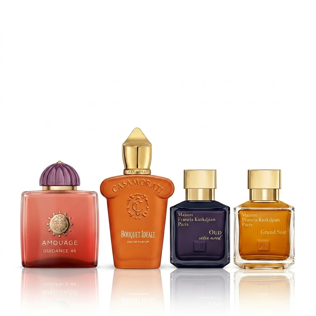 Комплект от 4 парфюма | Guidance 46, Bouquet Ideale, Oud Satin Mood и Grand Soir